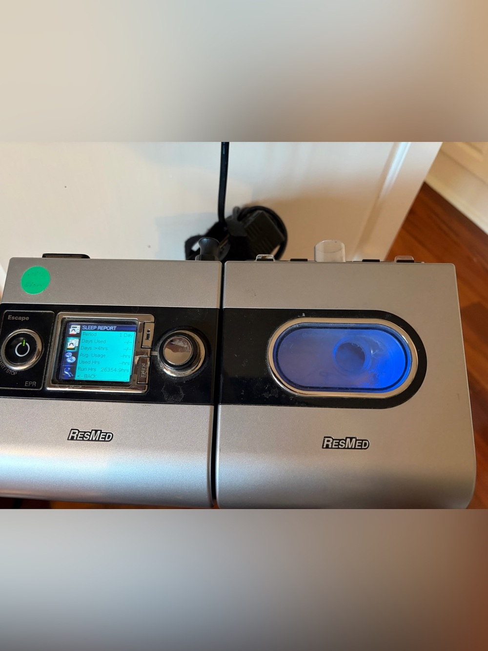 Resmed S9 with bag and adapter